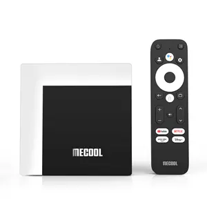 Mecool terbaru KM7 Google TV BOX Amlogic S905Y4 2GB 4GB 5G WIFI OTA Androidtv 11 OS Google Certified Android tv box