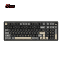 Royal Kludge RK R98Pro Phantom 98 Tecla RGB con cable con perilla Teclado mecánico