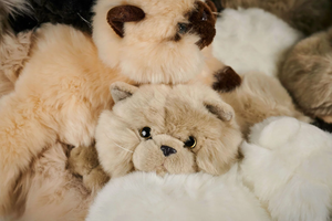 Sillón de Colección de Peluche Artificial <span class=keywords><strong>para</strong></span> Sala de Estar, Muebles de Hotel Creativos de Diseño Contemporáneo, Sillón <span class=keywords><strong>Puff</strong></span> <span class=keywords><strong>para</strong></span> Apartamento - Product Image 3