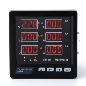 REHE EM-06 Wechselstrom-Multifunktion messer Strom Multi <span class=keywords><strong>Meter</strong></span> Überwachung Smart LED-Anzeige 6-Phasen-Digitalmultimeter - Product Image 1