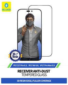 Protector de Pantalla BLUEO Premium Antipolvo de Vidrio Templado HD para 17 Pro Max 16 15 14 13 Air Plus <span class=keywords><strong>Mini</strong></span> - Product Image 2