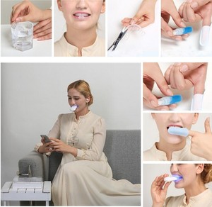 2020 nuevo diseño para salón y uso doméstico kit de gel de blanqueamiento dental profesional de doble función <span class=keywords><strong>sin</strong></span> peróxido - Product Image 2