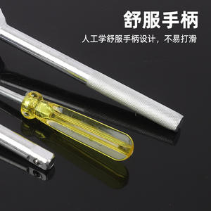 Jeu de clés à douilles professionnel 40 pièces 1/2 pouce en acier haute teneur en carbone zingué, avec cliquet et douilles, pour réparation automobile - Product Image 2