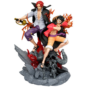 50cm PVC Anime dibujos animados cuatro emperadores modelo coleccionable muñeca juguete mono D. Luffy Shanks Figura One Pieces Light Toy Box - Product Image 6