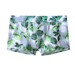 Boxer personnalisé sexy <span class=keywords><strong>bas</strong></span> 95% coton 5% élasthanne imprimé en coton pour hommes <span class=keywords><strong>fruit</strong></span> du métier à tisser jambes longues - Product Image 2
