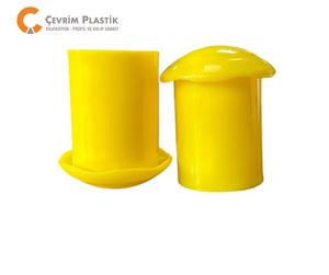 Tapas de Seguridad para Barras de Refuerzo de Plástico de 16-32 mm, Estilo Hongo, Duraderas, Aprobadas por OSHA, Protección para Extremos de Barras de Acero, Protectores para Obras de Construcción - Product Image 2