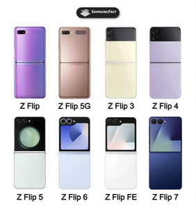 Telefoni Z Flip 3 Dual SIM Sbloccati Pieghevoli Dynamic AMOLED 8+256GB 5G per Samsung Z Flip 3 Z Fold 3 4 5 6 F711B F711N F711U - Product Image 1