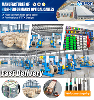 Cable de Fibra Óptica Aéreo de 12 Hilos, Rollo de 4 km, SM 24 48FO 96 144 Hilos, G652D, 100 200 500 m de Longitud, Cable de Fibra Óptica ADSS para Exteriores
