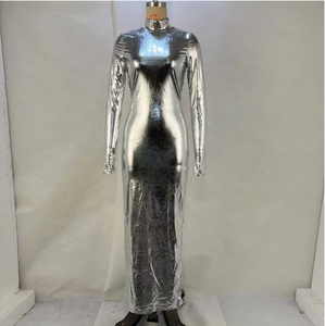 WgセクシーバックレススキンタイトドレスレディースTシャツ - Product Image 6