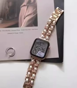 Bracelet de montre intelligente en acier inoxydable de luxe <span class=keywords><strong>VILO</strong></span> pour montre 40 mm/44 mm/41 mm/45 mm - Durable et réglable - Product Image 5