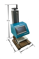 Machine de marquage pneumatique industrielle 200W en acier inoxydable avec écran tactile, vente en gros d'usine, personnalisable, neuve