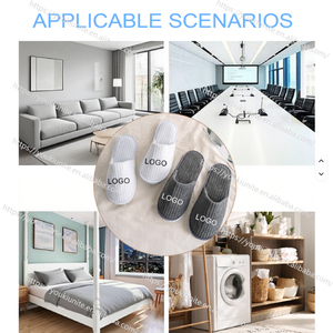 Women Men Custom logo Custom Design Pattern Winter Warm Soft Comfort Custom Cotton <strong>Slippers</strong> for Home - Product Image 4