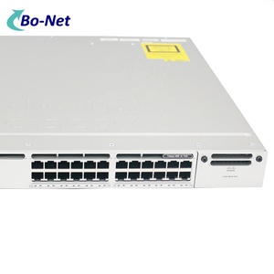 Ban đầu sử dụng 3 lớp 24 cổng Gigabit <span class=keywords><strong>ethernet</strong></span> PoE chuyển đổi WS-<span class=keywords><strong>C3850</strong></span>-24P-S với IP cơ sở và kép 715wac cung cấp điện, 10 gam mô-đun - Product Image 3