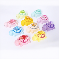 Bombes de bain doubles tortue mignonnes pour enfants, 10 parfums, bombes de bain moussantes avec mini jouet tortue, hydratation naturelle de la peau