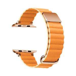 Meilleure vente, nouveau <span class=keywords><strong>bracelet</strong></span> magnétique de haute qualité de couleur unique pour <span class=keywords><strong>Apple</strong></span> <span class=keywords><strong>Watch</strong></span> 10, <span class=keywords><strong>bracelet</strong></span> de montre intelligent de luxe avec boucle en cuir de litchi - Product Image 6