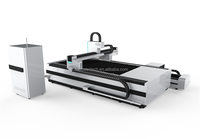 Machine de découpe laser à fibre CNC automatique 1530 pour plaques métalliques, prix d'usine, avec source IPG