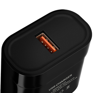 Certifié CE FCC Chargeur rapide 18W Chargement pour Samsung Android <span class=keywords><strong>iPhone</strong></span> 12 <span class=keywords><strong>13</strong></span> 14 <span class=keywords><strong>Pro</strong></span> <span class=keywords><strong>Max</strong></span> Téléphone portable Chargeur mural USB Prise US EU - Product Image 5