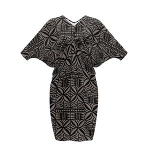 Maglietta larga Oversize da donna di alta qualità ampia da donna abito lungo da festa abito corto da donna tribale nero abiti taglie forti - Product Image 2