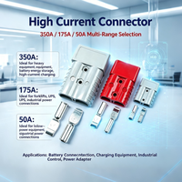 Connecteur de style Anderson SB50 SB175 SB350 50A 175A 350A 600V CC, prise de déconnexion rapide à 2 broches pour chariot élévateur, véhicule électrique, solaire