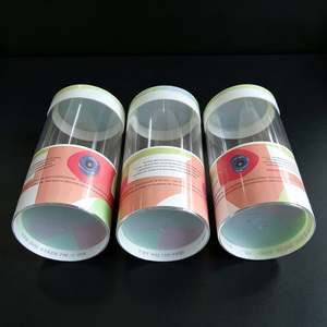 Recyclable Clear Plastic Clear PVC Portable Round Tube Cylinder APET <b>Box</b> for Lure Packaging - Product Image 3