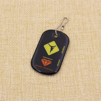 Logo personnalisé vierge Sublimation métal Pet Name Id Qr Code Dog Tag pour la gravure Collier Dog Tags en alliage de zinc