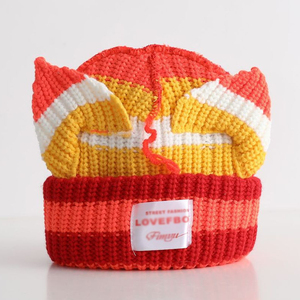 <span class=keywords><strong>Gorro</strong></span> <span class=keywords><strong>de</strong></span> punto para mujer, bonitas <span class=keywords><strong>orejas</strong></span> <span class=keywords><strong>de</strong></span> <span class=keywords><strong>gato</strong></span>, <span class=keywords><strong>gorro</strong></span> <span class=keywords><strong>de</strong></span> punto cálido para invierno, <span class=keywords><strong>orejas</strong></span> grandes, <span class=keywords><strong>gorro</strong></span> <span class=keywords><strong>de</strong></span> calavera <span class=keywords><strong>de</strong></span> ganchillo, esquí, ciclismo, cubierta <span class=keywords><strong>de</strong></span> oreja al aire libre, gorros - Product Image 2