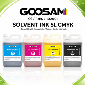 Tinta Ecológica Inodora GOOSAM de 5L CMYK para Impresión de Gran Volumen en Tiendas de Impresión de Pancartas Flexibles - Product Image 1