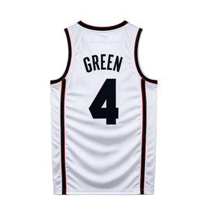 Maillot de basket-ball pour hommes des Houston Rockets # 13 Harden # 7 Durant # 28 Sengun # 35 Gilet de basket rétro brodé vert, style sportif - Product Image 4