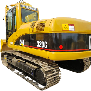 รถขุด20ton 320C แมวสำหรับงานขุดดินผลิตภาพสูง320C หนอนผีเสื้อมือสองแบบดั้งเดิม - Product Image 1