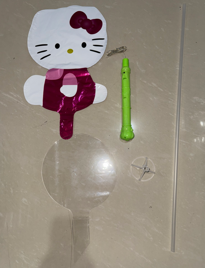 Palloncino con maniglia set luce