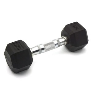 Vente en gros d'haltères hexagonaux en caoutchouc GYMKO Équipement de fitness de haute qualité - Product Image 2