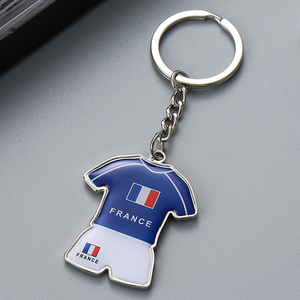 Llavero con bandera de equipo de metal, productos de Catar, Jersey, balón de fútbol, <span class=keywords><strong>2022</strong></span> - Product Image 3