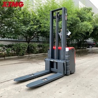 Vente Fabricant XTMG : Chariot élévateur à palettes électrique tout-terrain 1,5 tonne et 2 tonnes, à mât vertical et roues pleines