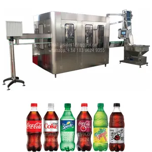 Köpüklü su Soda içecek üreticileri bitki hattı Co2 gazlı alkolsüz içecekler dolum makinası