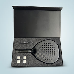 Caja de Regalo Magnética de Cartón Rígido Personalizada para Raqueta de Pádel, con <span class=keywords><strong>Bandeja</strong></span> de Espuma Negra, MOQ Bajo, Venta al Por Mayor PatsSport 2025 - Product Image 4