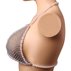 Sujetador Metálico de Diseño Único QKKQ, Lencería Sexy, Ropa Interior Femenina, Lencería Metálica de Malla, Juguetes Sexuales para Parejas, Sujetador Erótico para Mujer - Product Image 3
