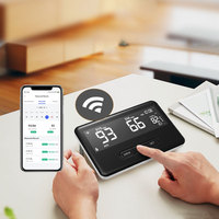 Kustom LOGO Digital BP Monitor tekanan darah lengan atas Sphygmomanometer elektronik rumah tangga plastik manset OEM/ODM listrik