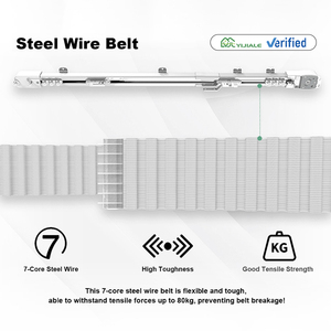 Sistema di Binari per Tende Motorizzate WiFi Intelligenti Tuya con Motore per Tende e Binari Fai-da-Te con Telecomando RF - Product Image 3