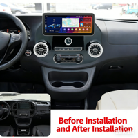 Écran numérique de 12,3 pouces avec radio Android compatible CarPlay, Mercedes-Benz Vito W447 2016-2023, GPS intégré, fonction MP3 DSP