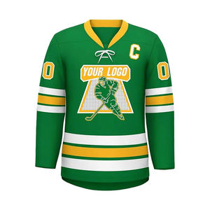 Meilleur prix Design personnalisé maillot de hockey sur glace pour hommes impression par sublimation sans transfert de chaleur vêtements d'équipe de club - Product Image 5