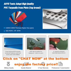 AOYU <span class=keywords><strong>Tente</strong></span> de toit gonflable pour événements, abri temporaire extérieur, avec <span class=keywords><strong>moustiquaire</strong></span> en tissu, modèle Croix Rouge, type cube médical - Product Image 6