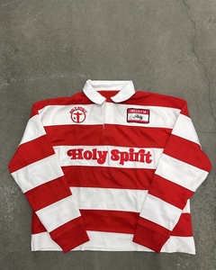 T-Shirt <span class=keywords><strong>Polo</strong></span> da Uomo in Cotone Pesante 320 GSM con Logo Personalizzato, Manica Lunga, Colletto, Streetwear, Maglietta a Righe Orizzontali per Uomo - Product Image 3