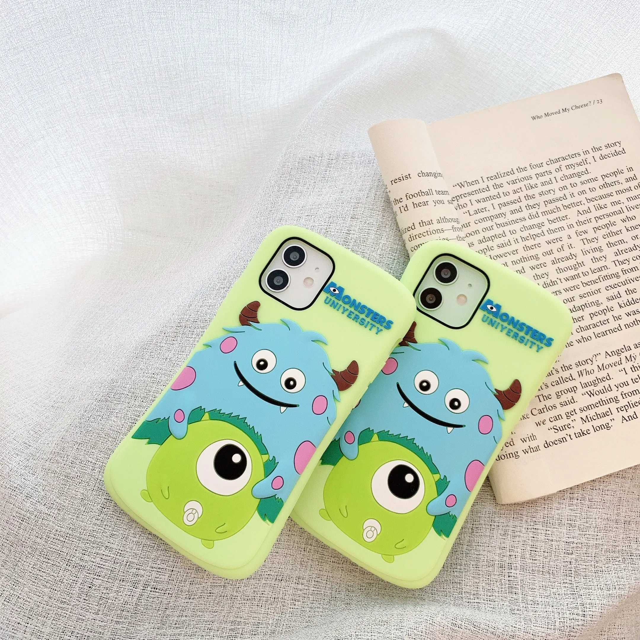 Cartoon unique phone case For iphone 12 13 max Soft Silicone phone case