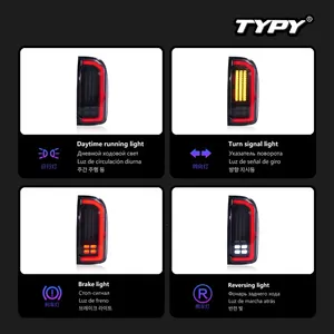 Luz Trasera TYPY para Toyota Tacoma 1995-2004, Actualizada con Nueva Luz Trasera LED Dinámica DRL con Señal de Giro, Accesorios para Auto - Product Image 3