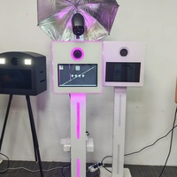 Photomaton interactif à écran tactile pour mariage, 15,6 pouces, impression instantanée, portable, numérique, pour selfies, appareil photo reflex numérique/SLR, smartphones