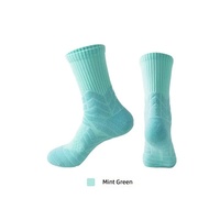 Chaussettes de basketball en tissu éponge pour hommes, chaussettes athlétiques épaisses et rembourrées 168N, antidérapantes, absorbant la transpiration, chaussettes de sport pratiques