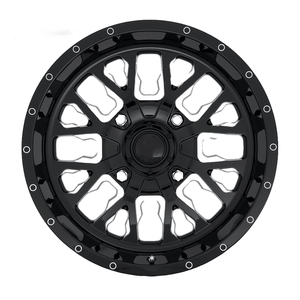 Rines Forjados para Camioneta Todoterreno en Negro Brillante con Acabado Fresado, 20x10 22x12 24x12 26x14 Pulgadas 6x139.7 para Ram 2500, Camioneta de Uso Pesado - Product Image 3