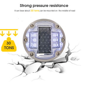 Luces Solares LED para Pavimento, Marcadores de Camino con Forma de Ojo de Gato, de Aluminio, Resistentes al Agua IP68, para Exteriores - Product Image 5