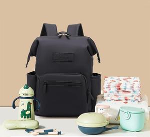 Pannolino elegante impermeabile all'ingrosso della fabbrica per lo zaino della <span class=keywords><strong>mamma</strong></span> & la borsa alla moda della mummia della culla del bambino - Product Image 2