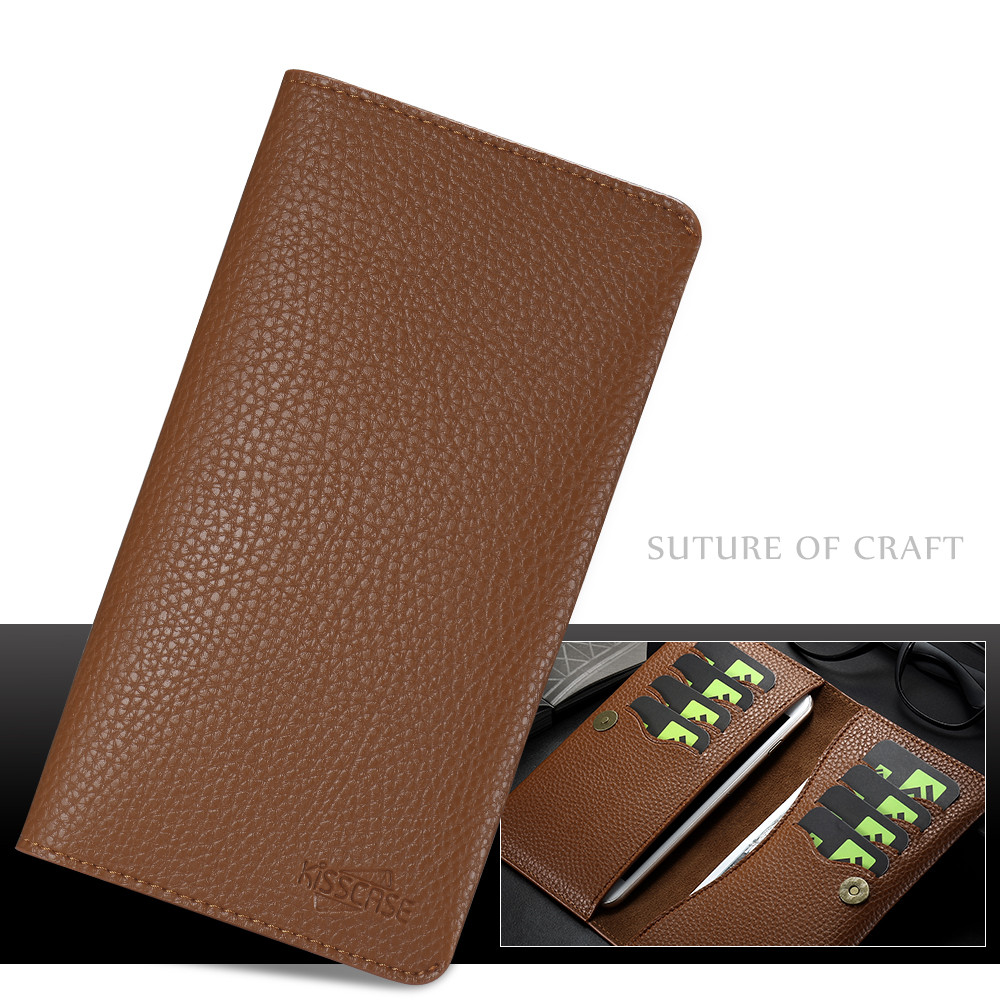 Бесплатная доставка, кошелек KISSCASE из искусственной кожи, чехол для телефона для мужчин и женщин, кошелек для карт, 6 дюймов